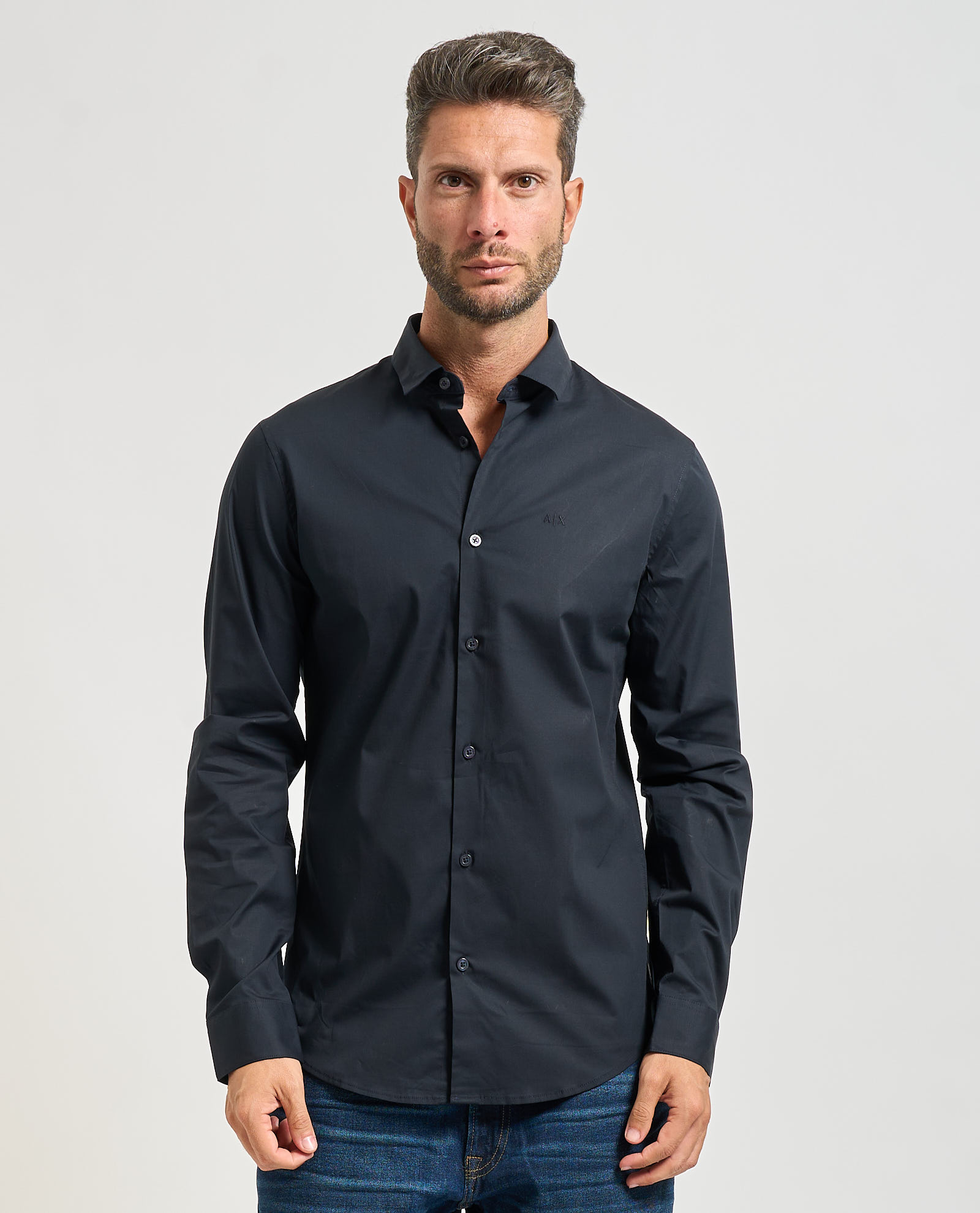 Armani Exchange Blaue Hemden