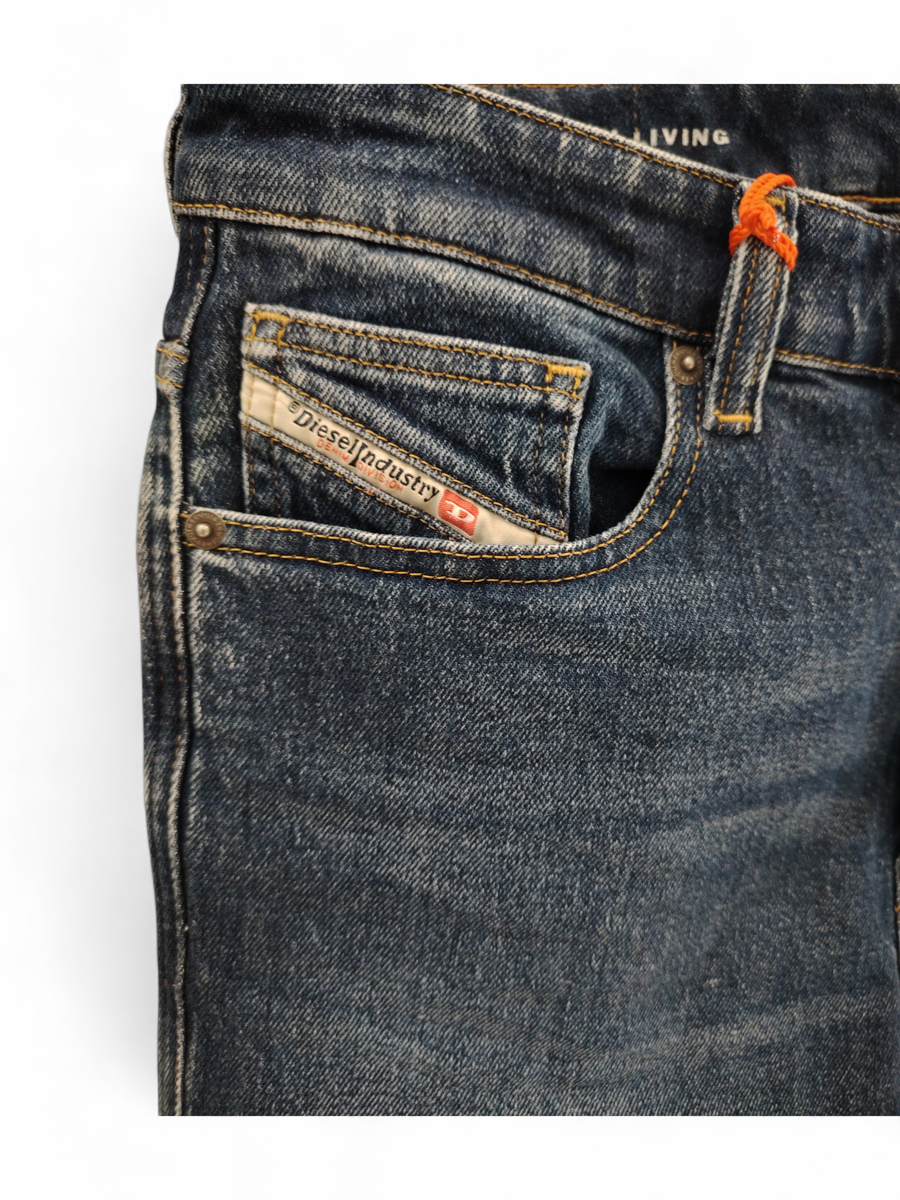 Diesel Jeans Uomo Regular Fit Blu Denim