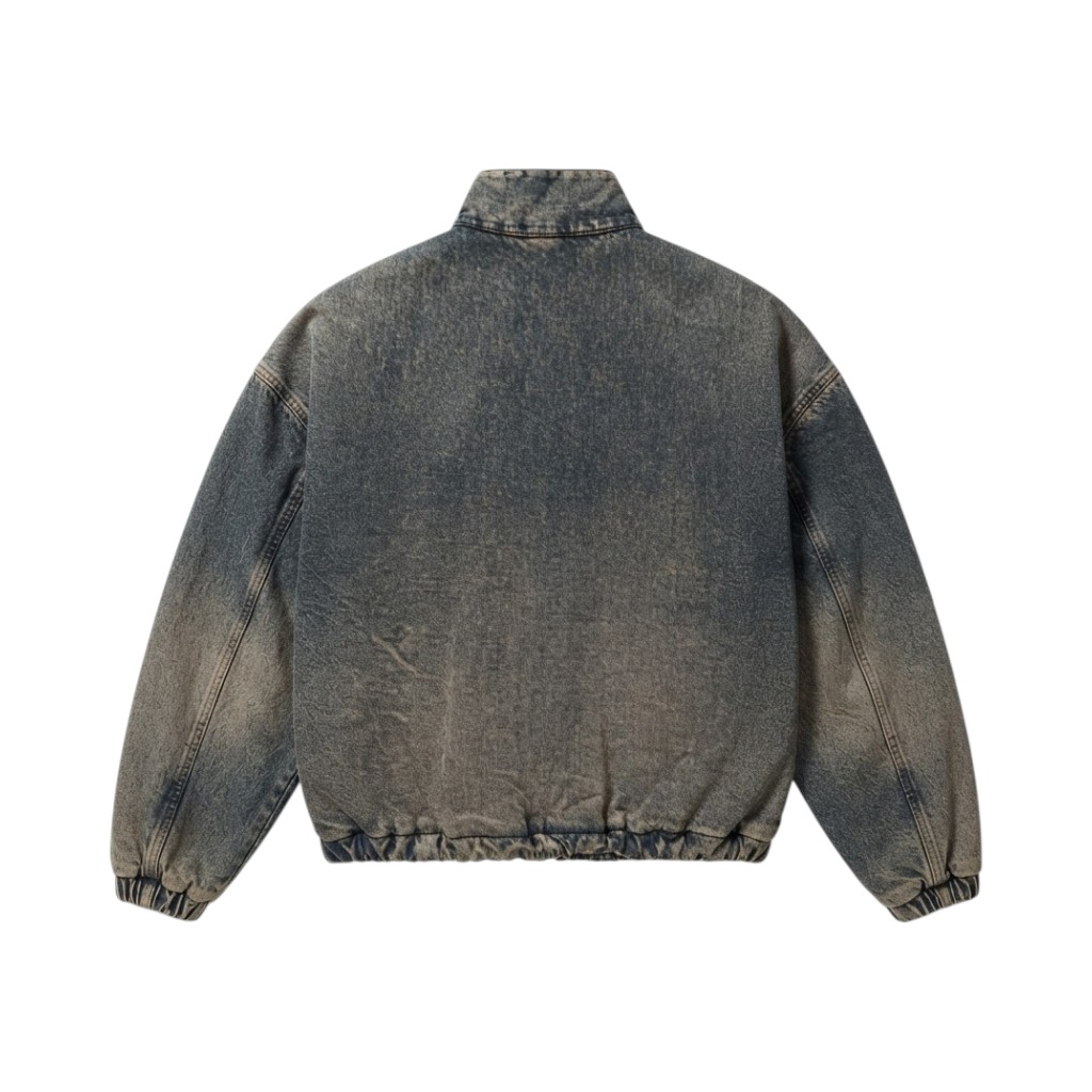 DIESEL Giacca Jeans Cropped in Denim Scuro