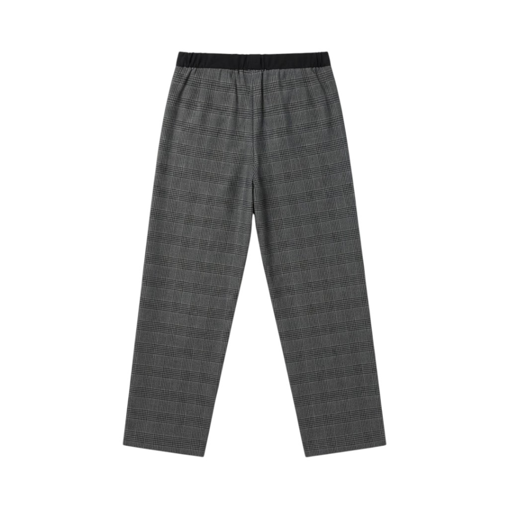 Diesel Pantaloni Uomo a Quadri Grigio e Nero
