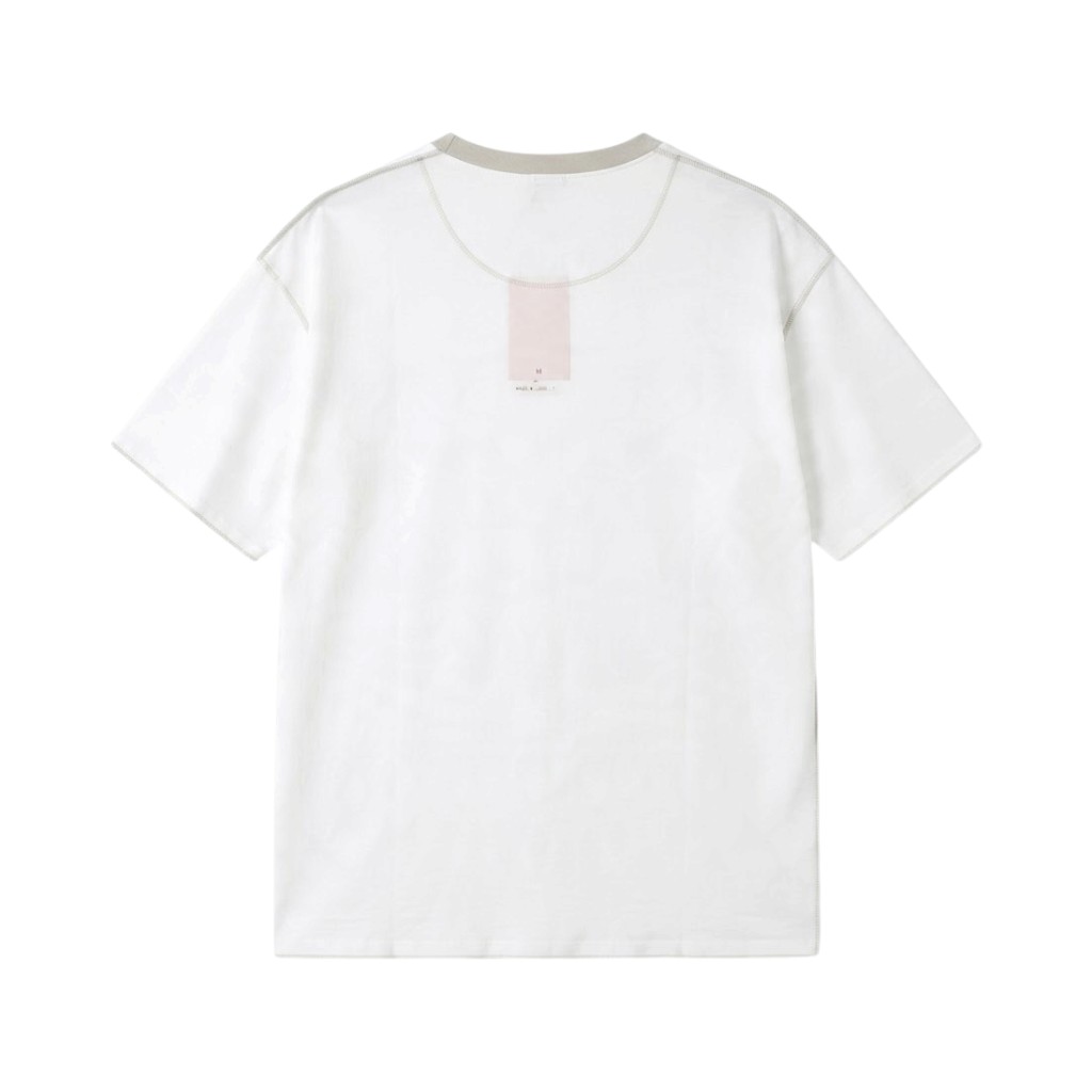 DIESEL Maglieria T-shirt Off White con Logo Ricamato