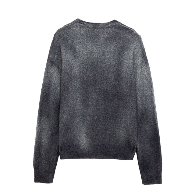 AMISH Maglieria Girocollo Grigia in Cashmere