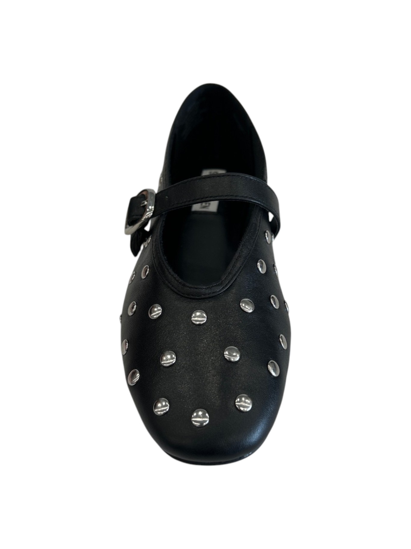 Steve Madden Ballerine Donna in Pelle Nera con Borchie