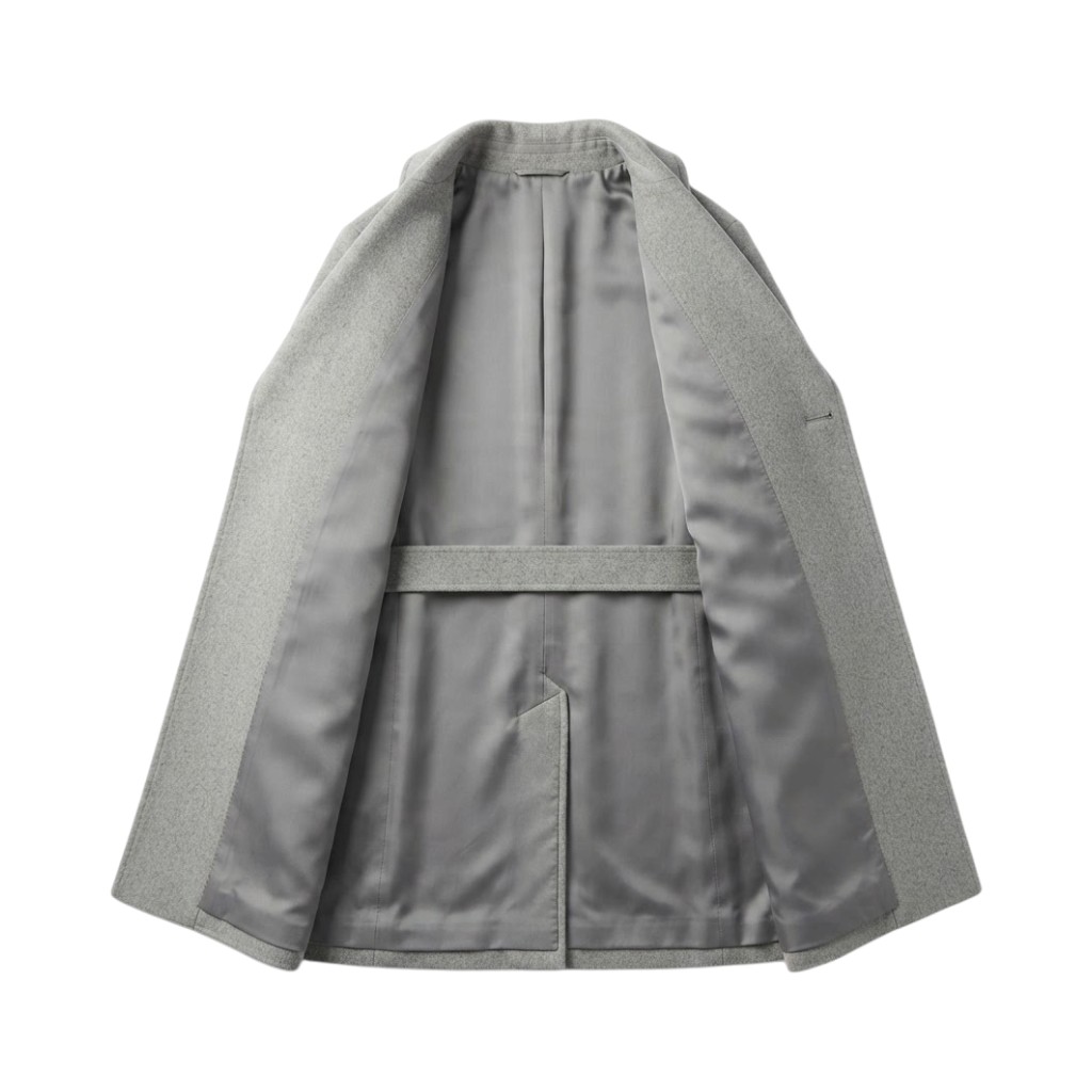 MAISON STUDIO APPAREL Giacca Cappotto Grigio Chiaro