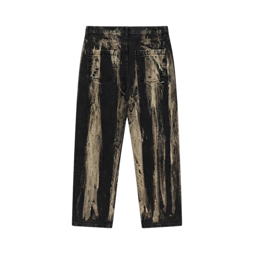 Arte Jeans Donna in Nero e Grigio con Dettagli Artistici