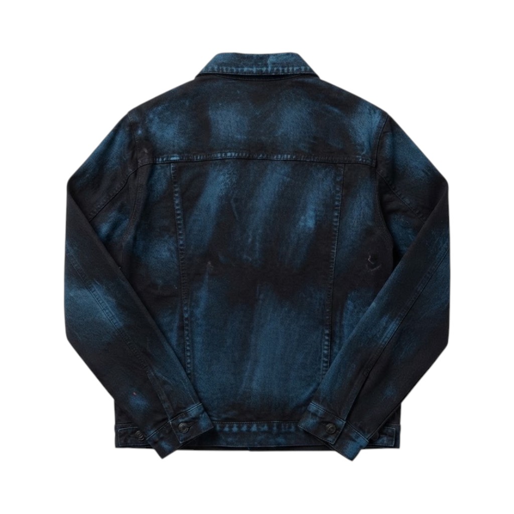Arte Giacca Jeans Donna in Nero e Blu
