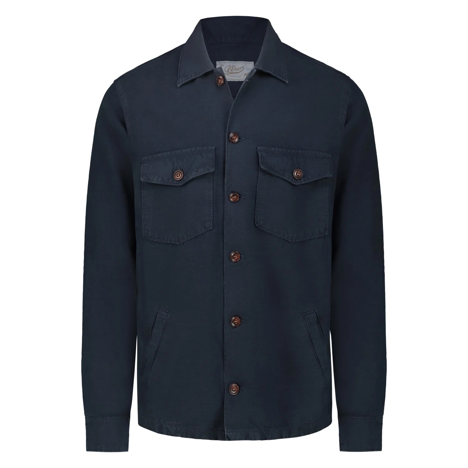 Bl'ker Cappotto In Blu Navy