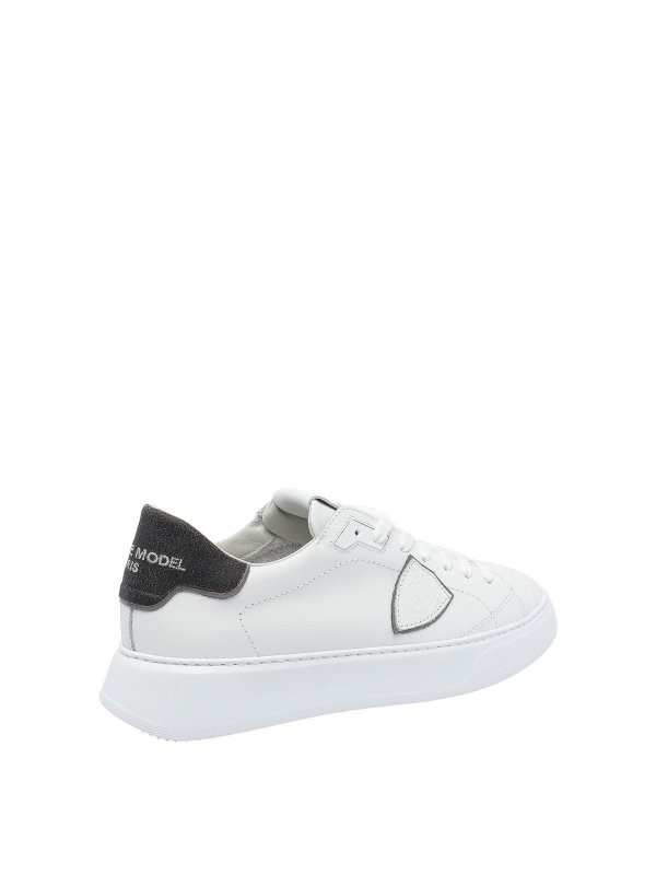 Philippe Model Baskets blancs et bruns pour hommes – BTLUVV-C1