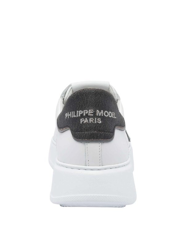 Philippe Model Baskets blancs et bruns pour hommes – BTLUVV-C1