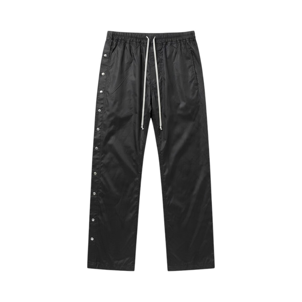 Rick Owens Pantaloni in Bronzo con Dettagli a Bottoni