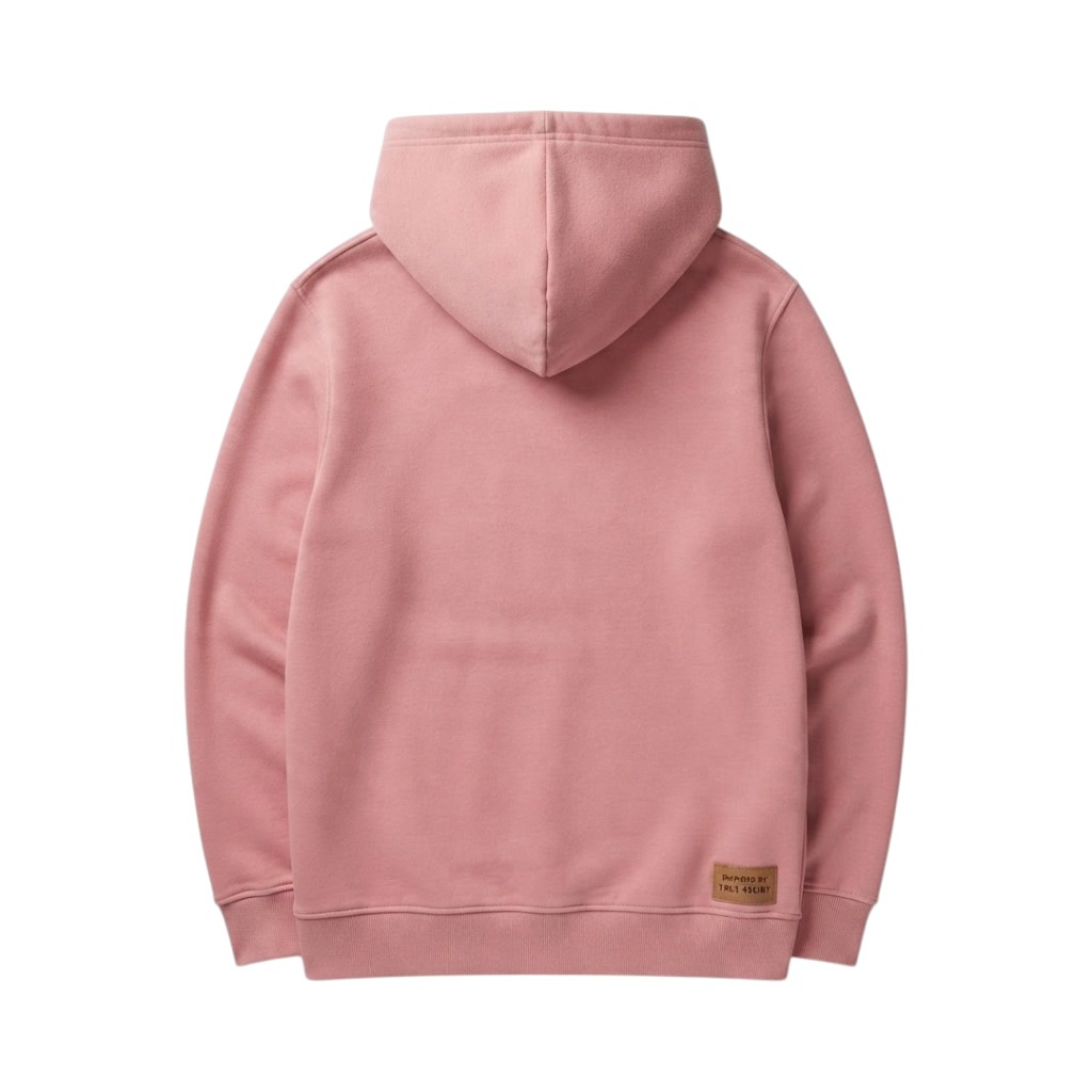 ART Felpa Donna Rosa con Cappuccio e Dettagli Ricamati
