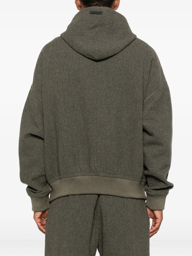 Fear of God Giacca con Zip Uomo Verde Militare – FG25FW32-337HDW