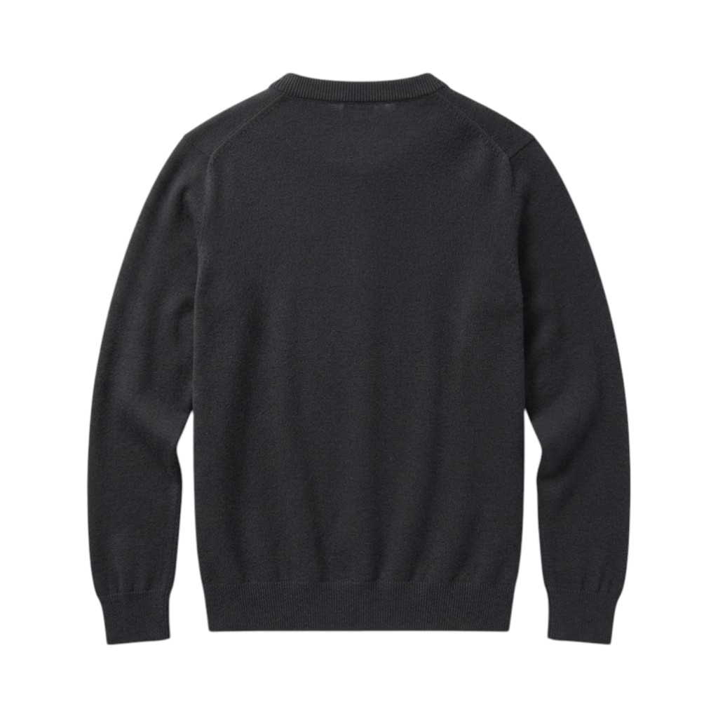 Fendi Maglieria Uomo in Nero con Zip e Dettaglio Logo
