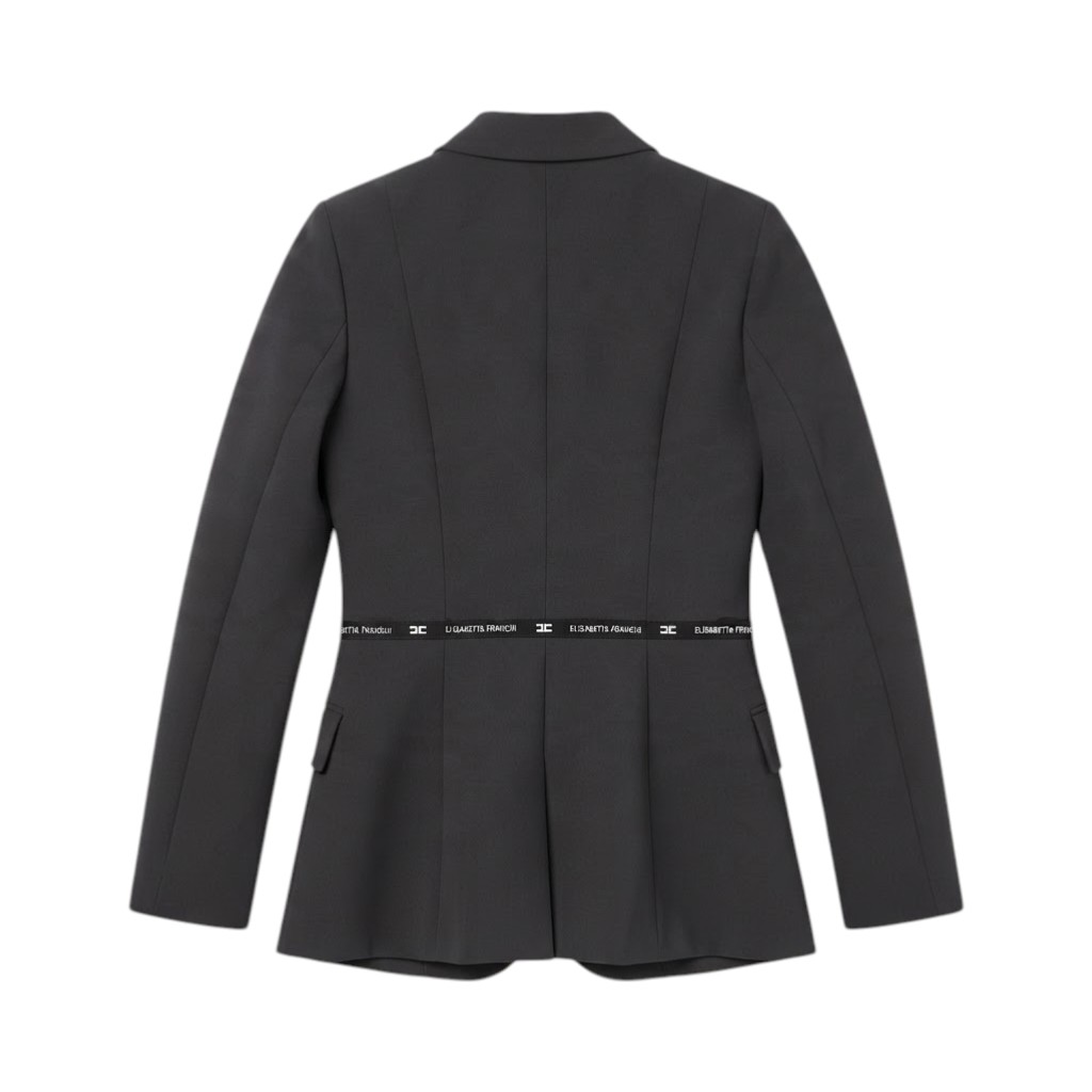 Elisabetta Franchi Giacca Donna in Nero con Dettagli Eleganti