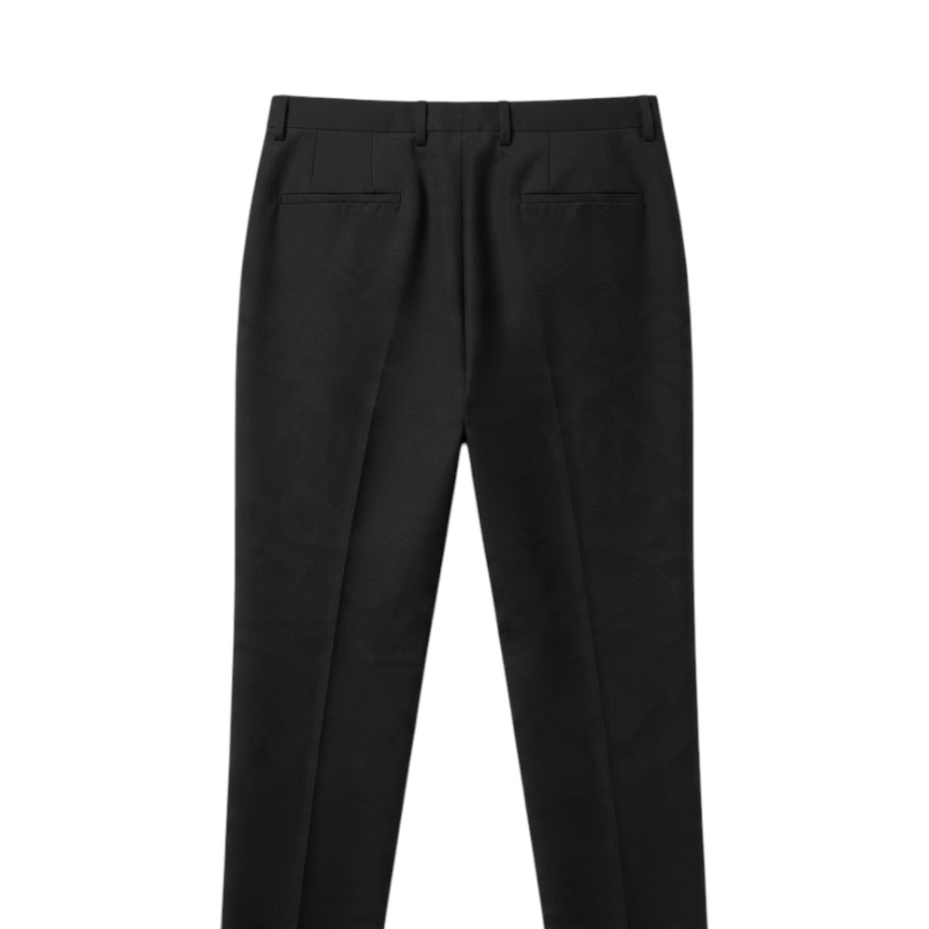 Dolce & Gabbana Pantaloni Neri Eleganti con Pieghe