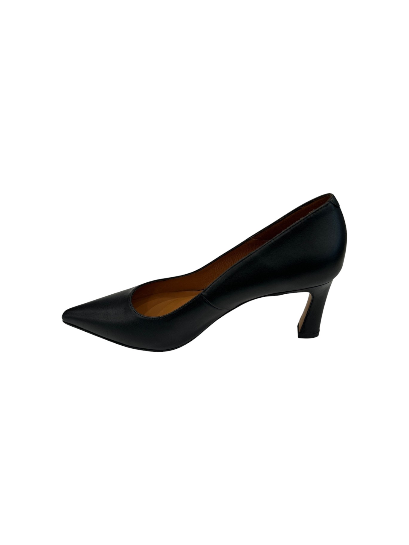 ANGEL ALARCON Décolleté Donna in Pelle Blu Navy