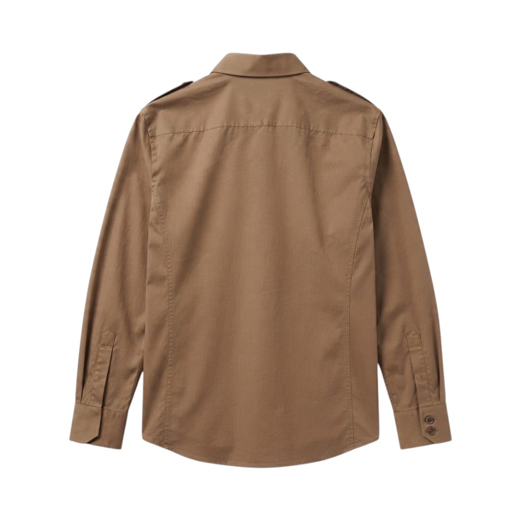 TOM FORD Camicia Uomo Blu con Tasche e Bottoni