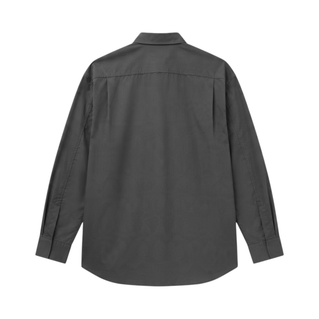 Comme des Garçons Maglieria Camicia Nera con Tasche Frontali