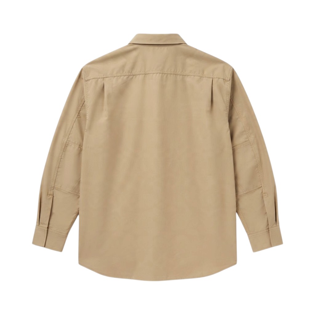 Comme des Garçons Maglieria Camicia Nera con Tasche Frontali