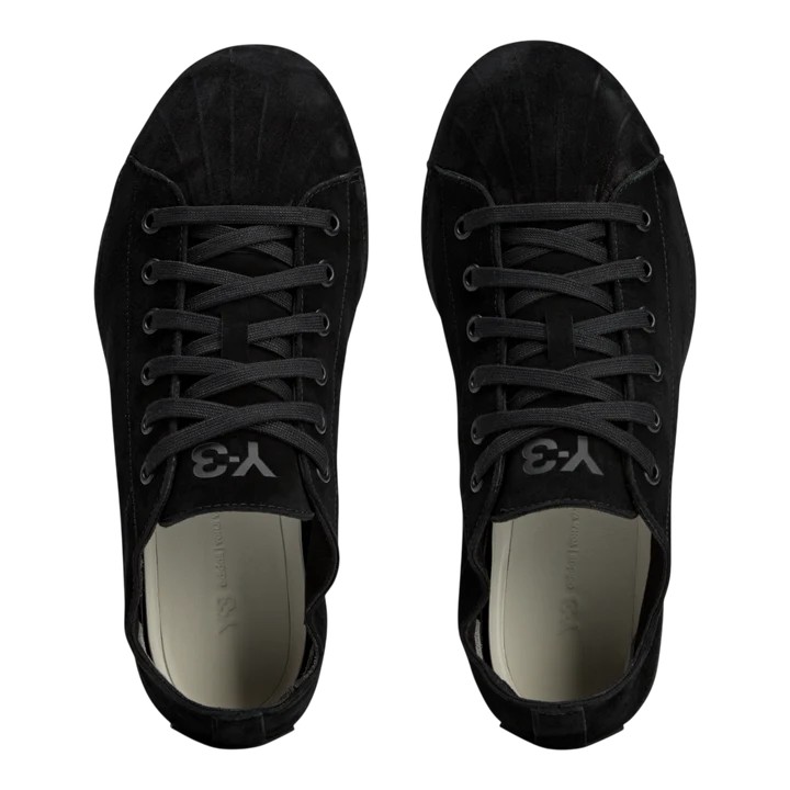 Adidas Y-3 Nizzastar Lo Sneakers Nere in Suede – JR7454