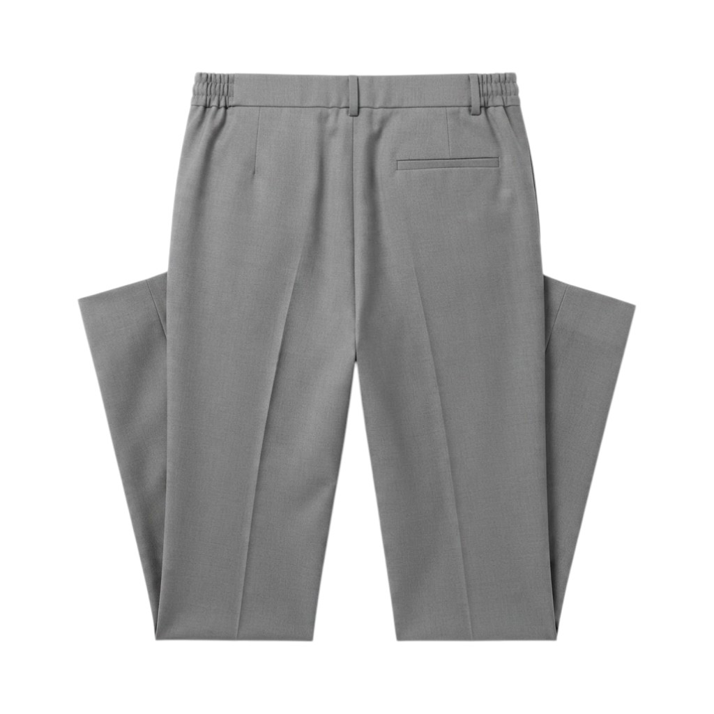 LOWBRAND Pantaloni Uomo Grigi con Dettagli Moderni