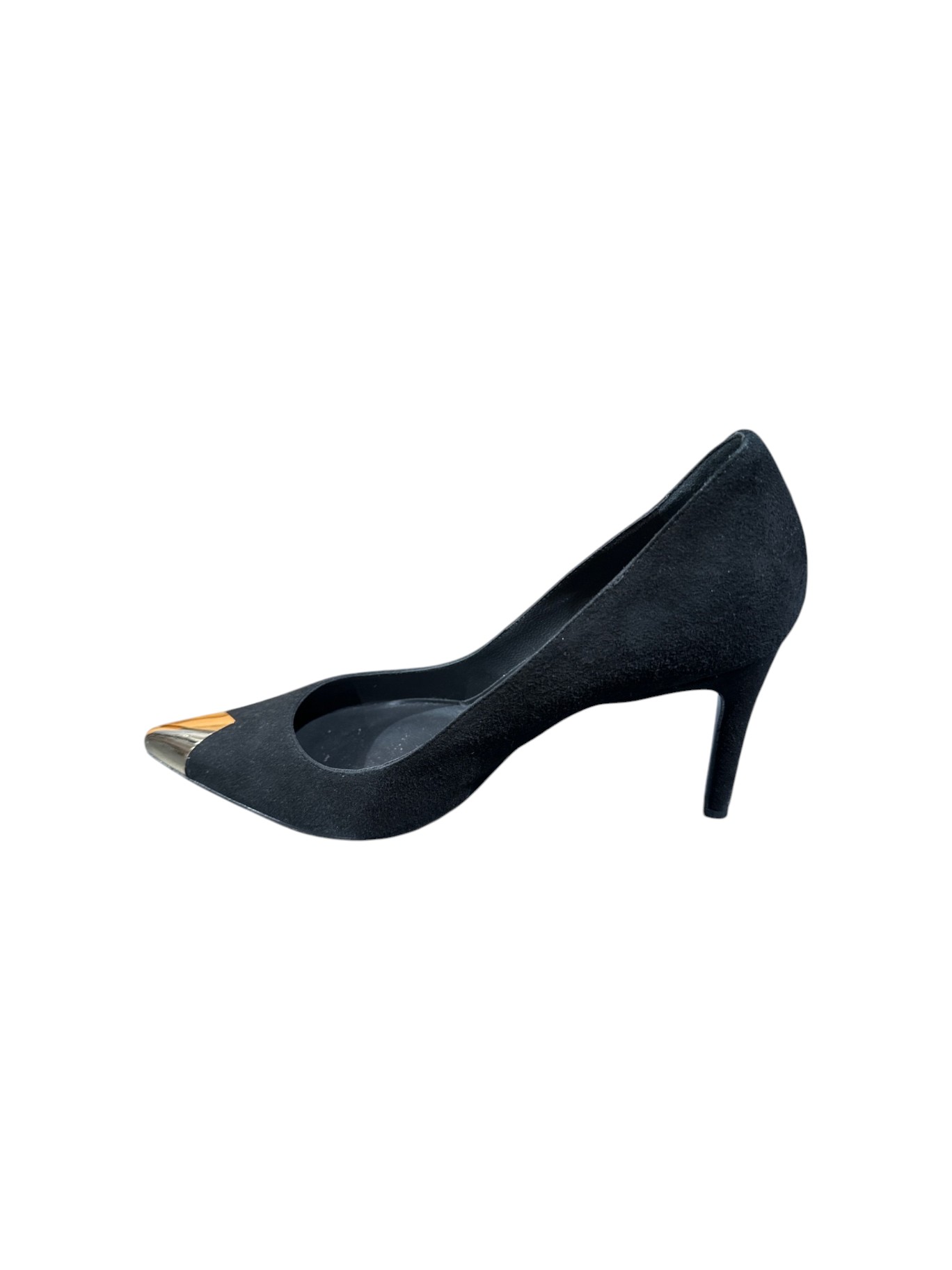 Roberto Festa Décolleté Donna in Camoscio Nero con Punta Metallica