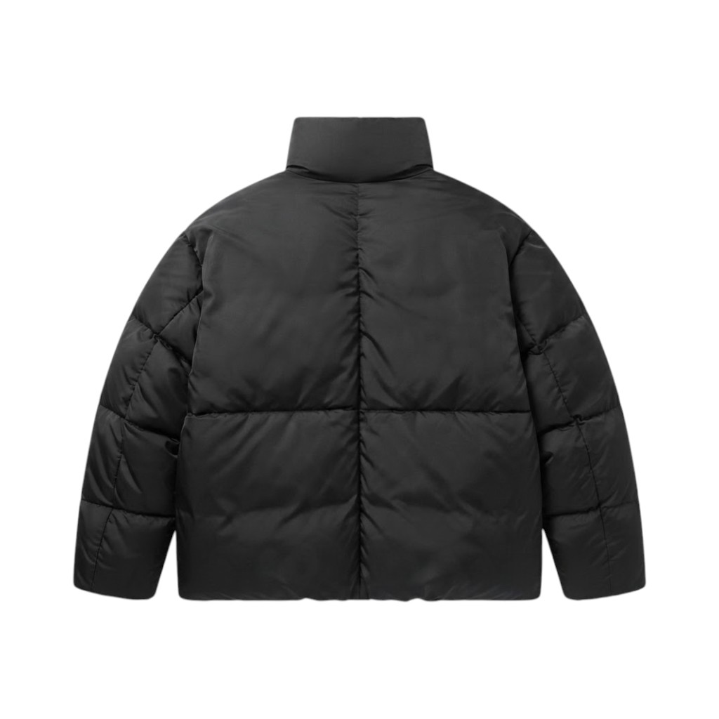 PURPLE BRAND Giacca Giubbotto Nero in Nylon Padded