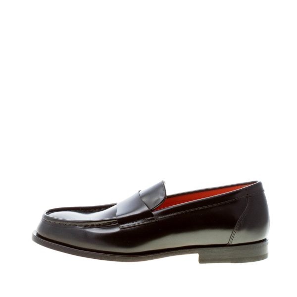 Santoni Laife Mocassini Uomo Marroni in Pelle – MCQU18519LA3BPOHN01