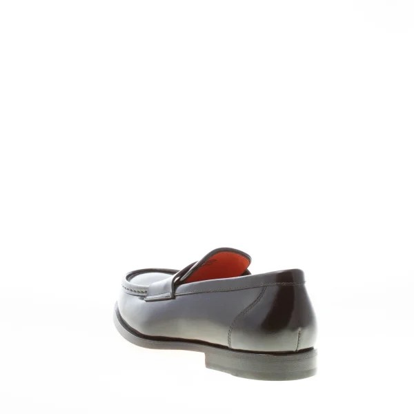 Santoni Laife Mocassini Uomo Marroni in Pelle – MCQU18519LA3BPOHN01