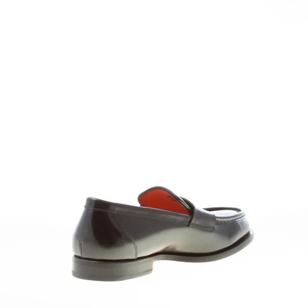 Santoni Laife Mocassini Uomo Marroni in Pelle – MCQU18519LA3BPOHN01