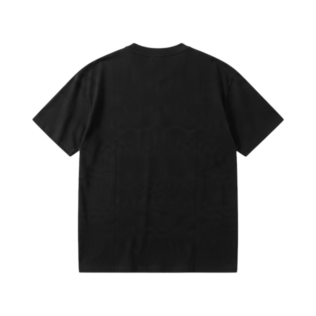IH NOM UH NIT T-shirt in Cotone Nero con Stampa Artistica