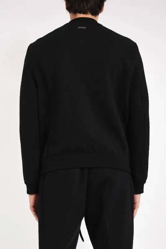Paolo Pecora Bomber Uomo Nero con Zip