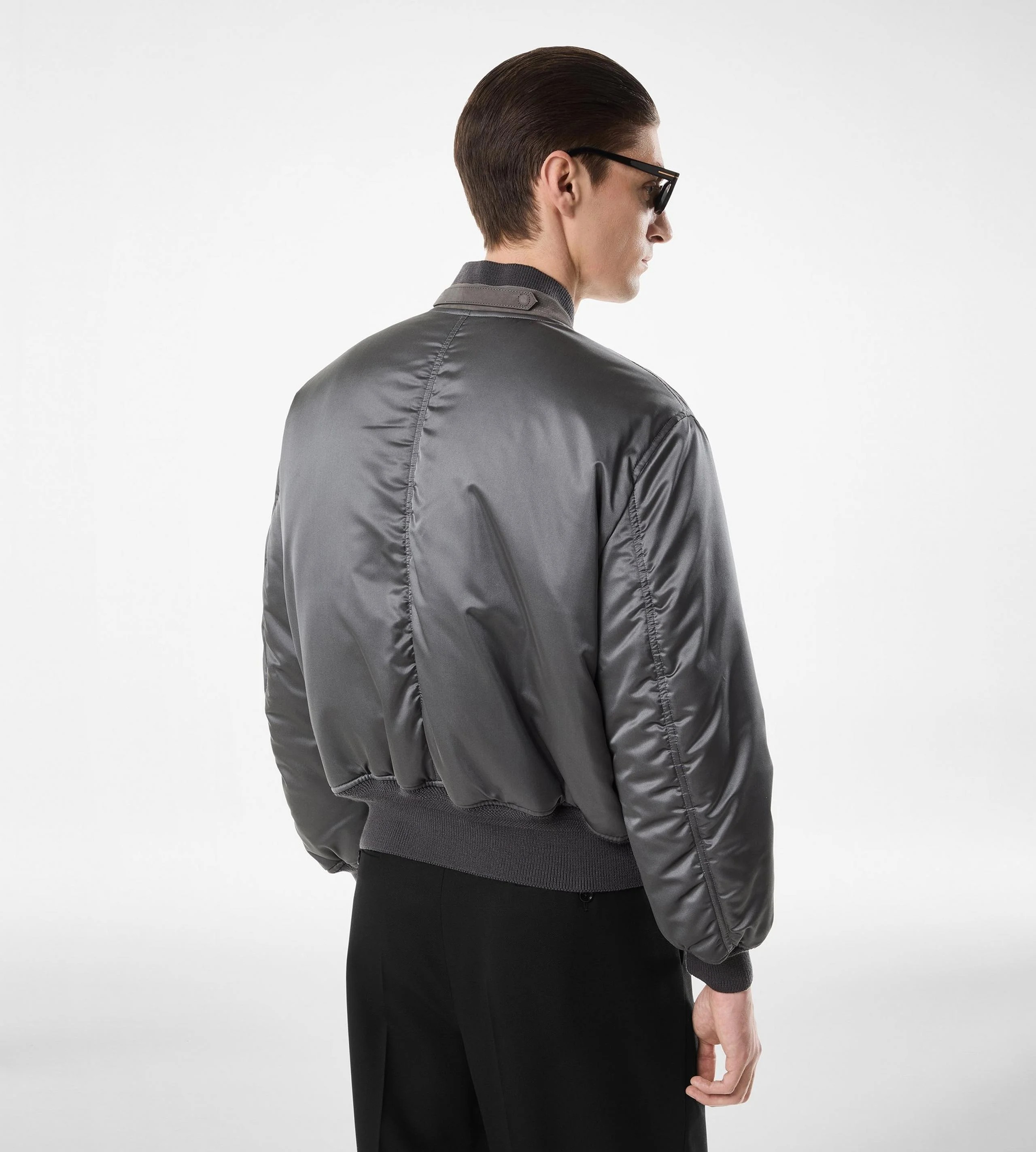 Tom Ford Bomber Uomo Grigio