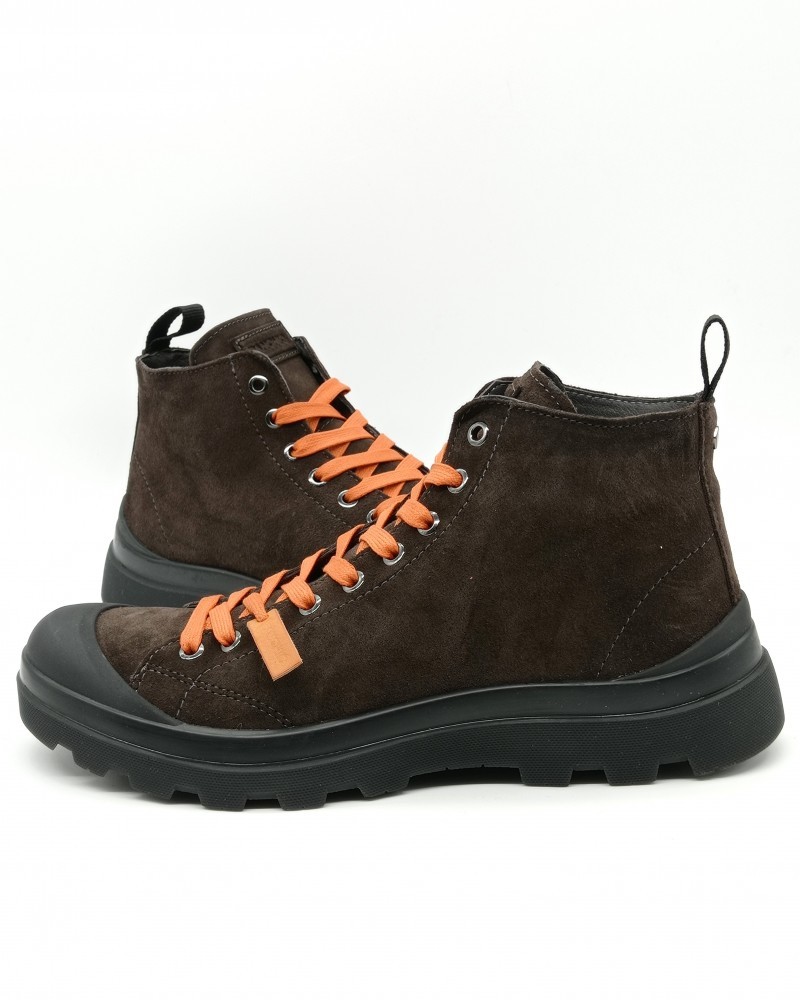 Panchic Damenstiefel mit Fellfutter Dunkelbraun – P301M0010236-D009