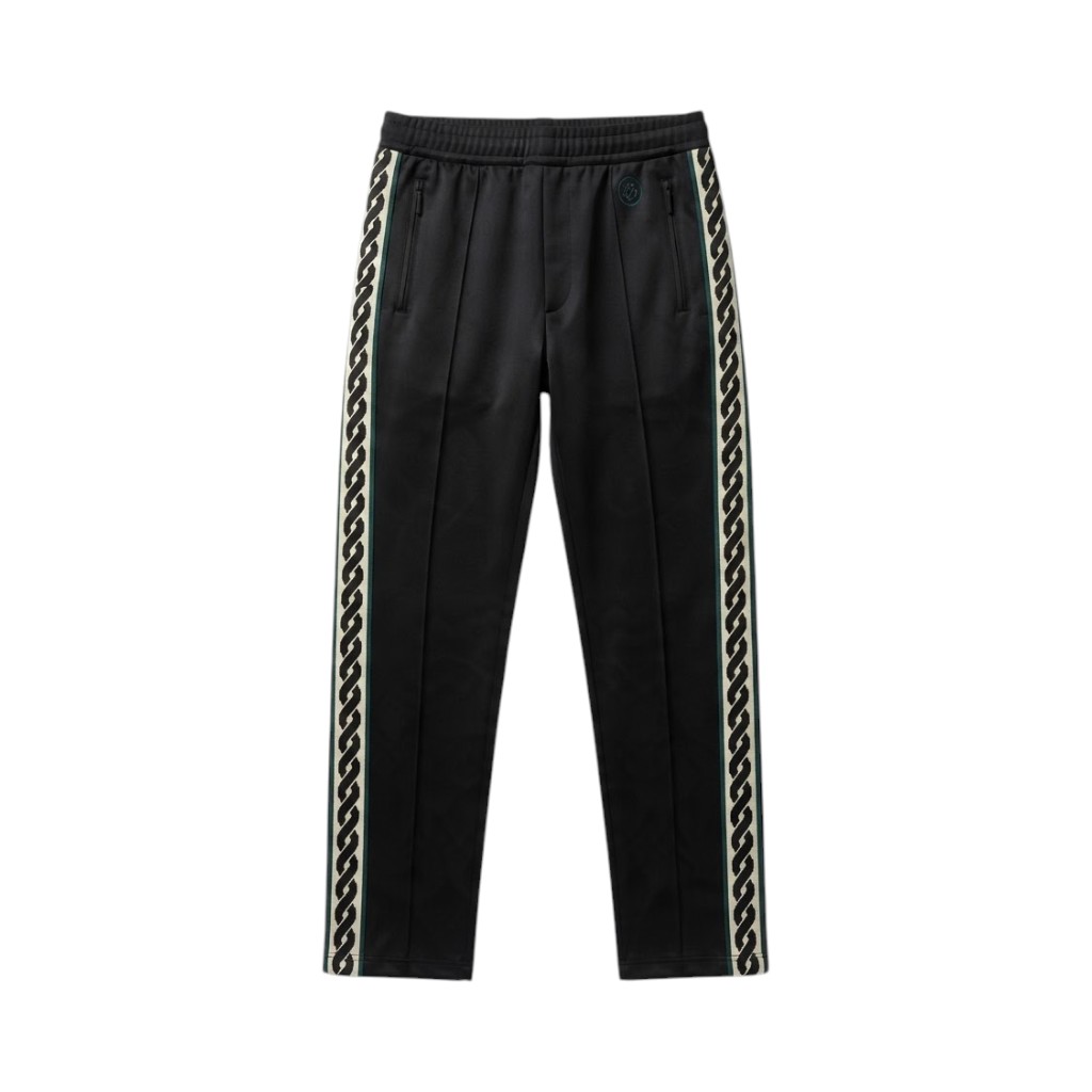 Drôle de Monsieur Pantaloni Nero con Dettagli a Contrasto