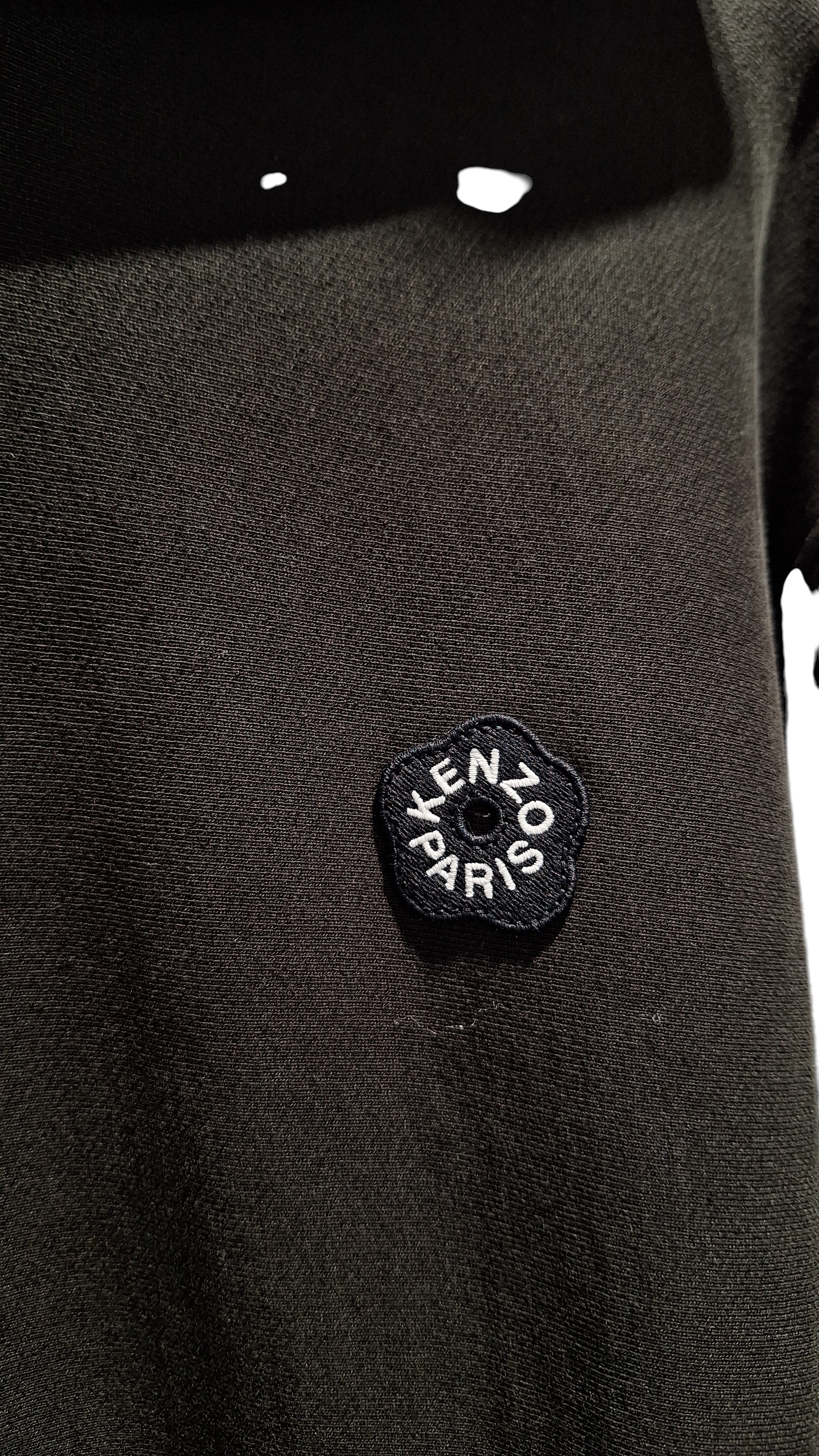KENZO Felpa Donna Nero con Cappuccio e Logo