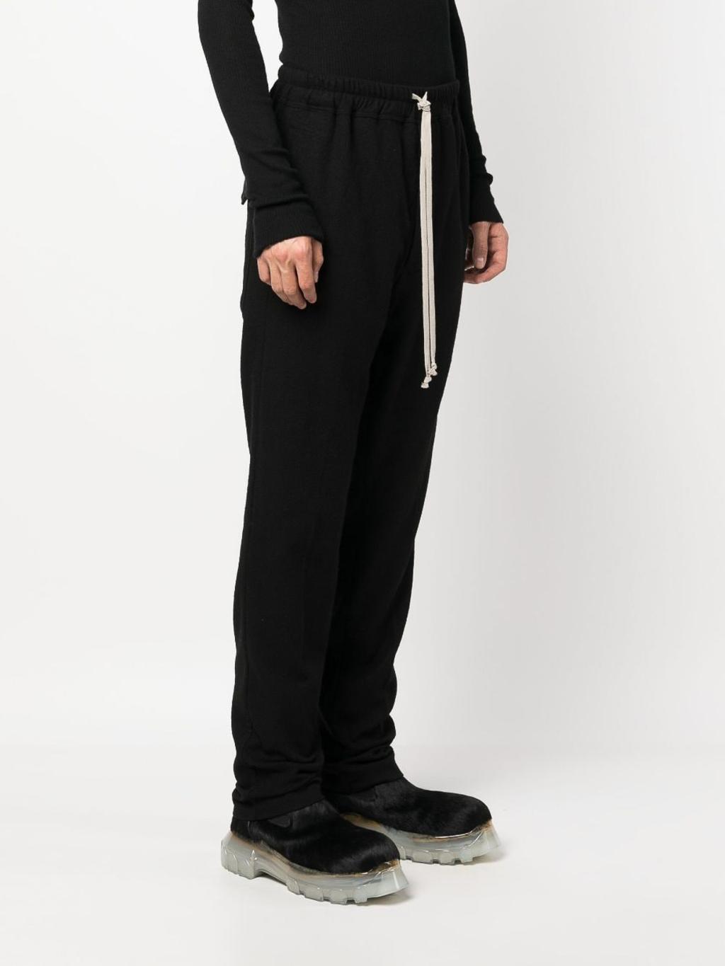 Rick Owens Pantaloni Verde Bosco con Tasche e Coulisse