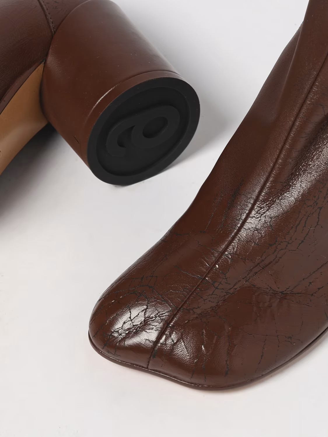 MM6 Maison Margiela Stivaletti Donna Marroni – S66WU0131P7439-HB099