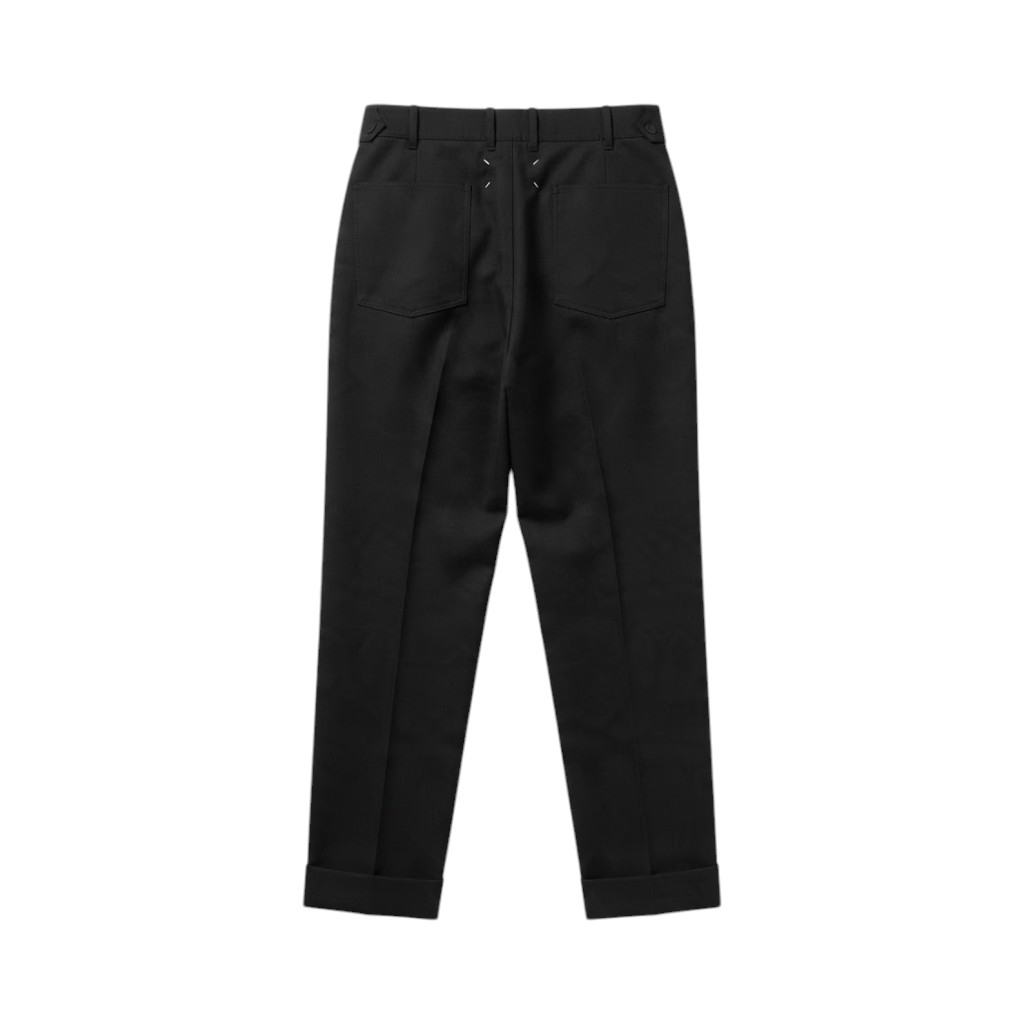 MM6 MAISON MARGIELA Pantaloni Nero con Dettagli Eleganti