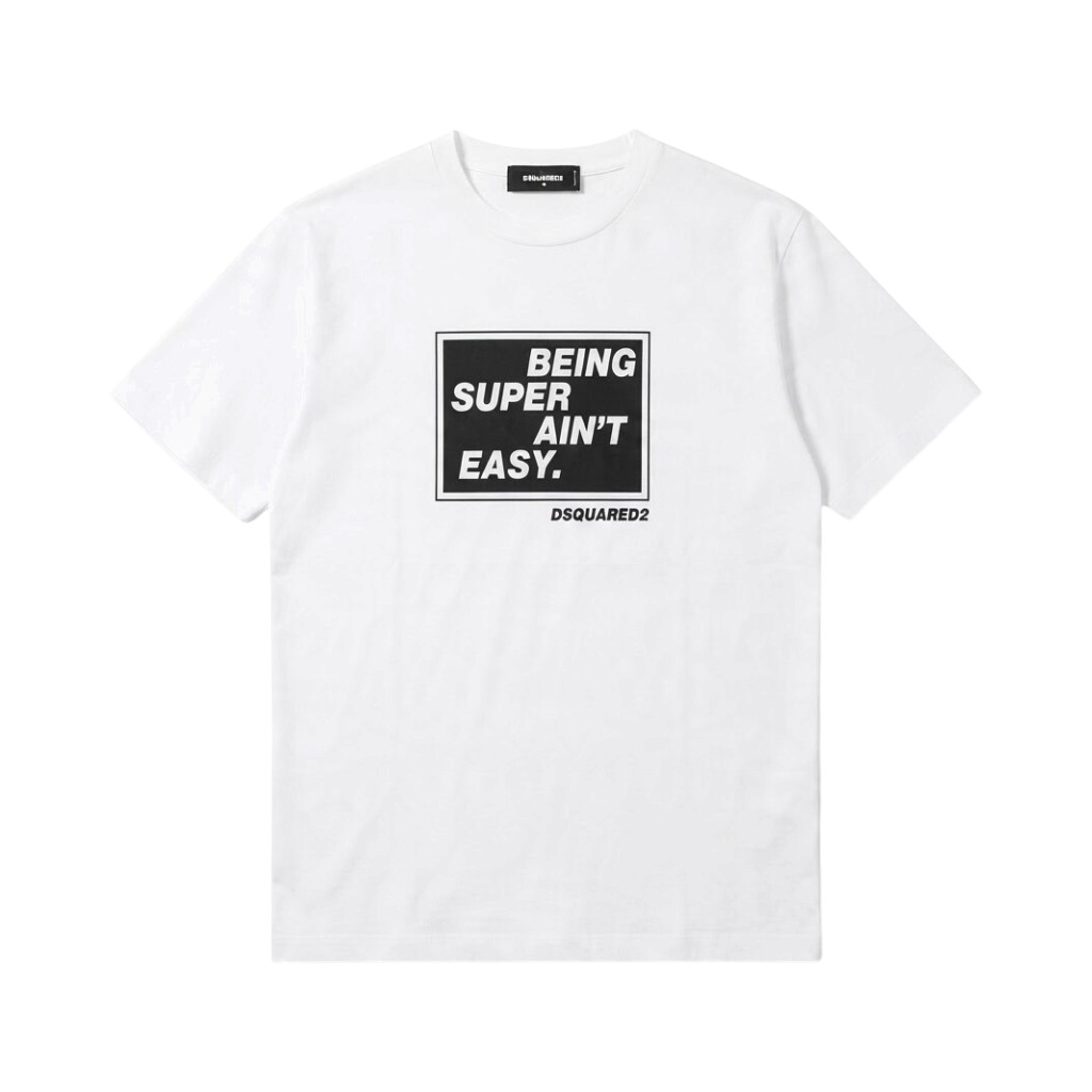 DSQUARED2 Maglietta Bianco con Stampa