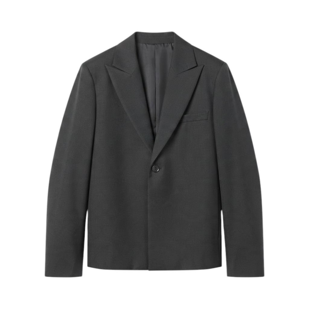 SEFR Giacca Elegante Nera in Tessuto Sartoriale