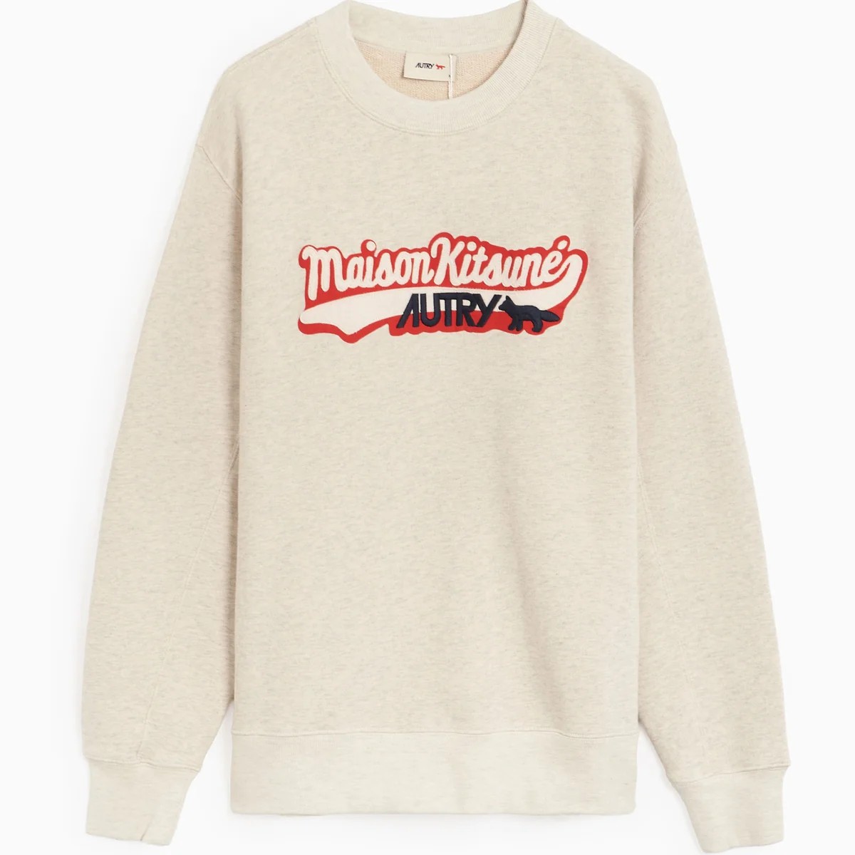 Autry x Maison Kitsuné Felpa Beige e Grigia