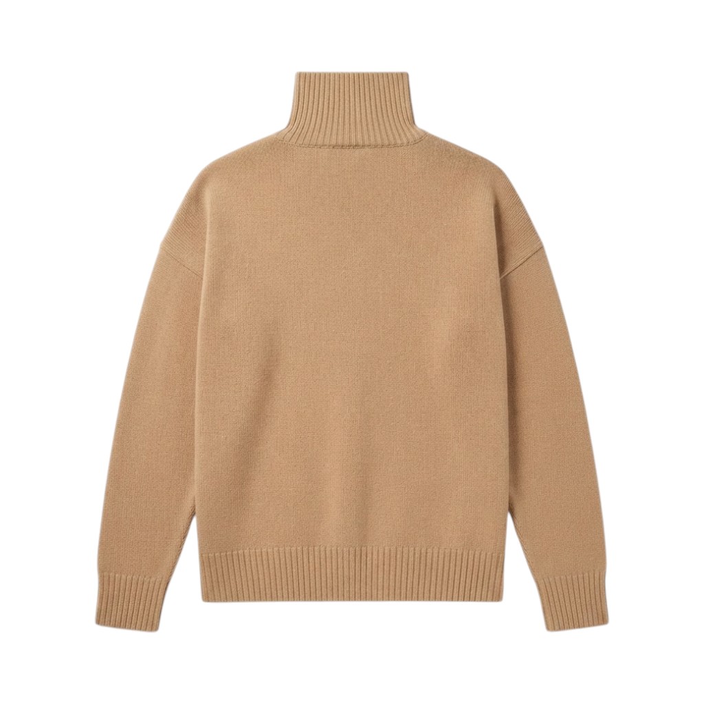 AMI Maglieria Dolce Vita in Cashmere Color Nude
