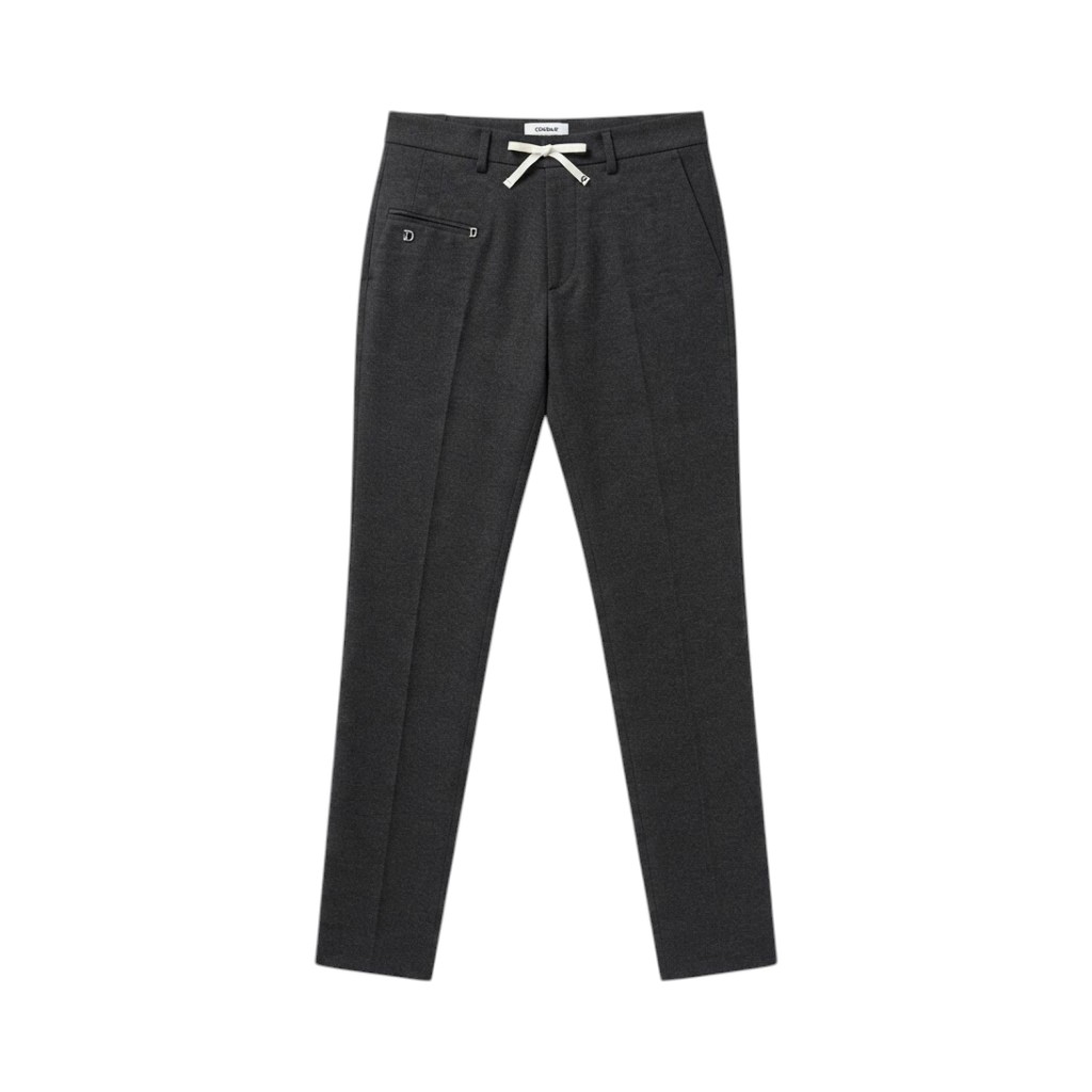 DONDUP Pantaloni Nero in Tessuto Riciclato