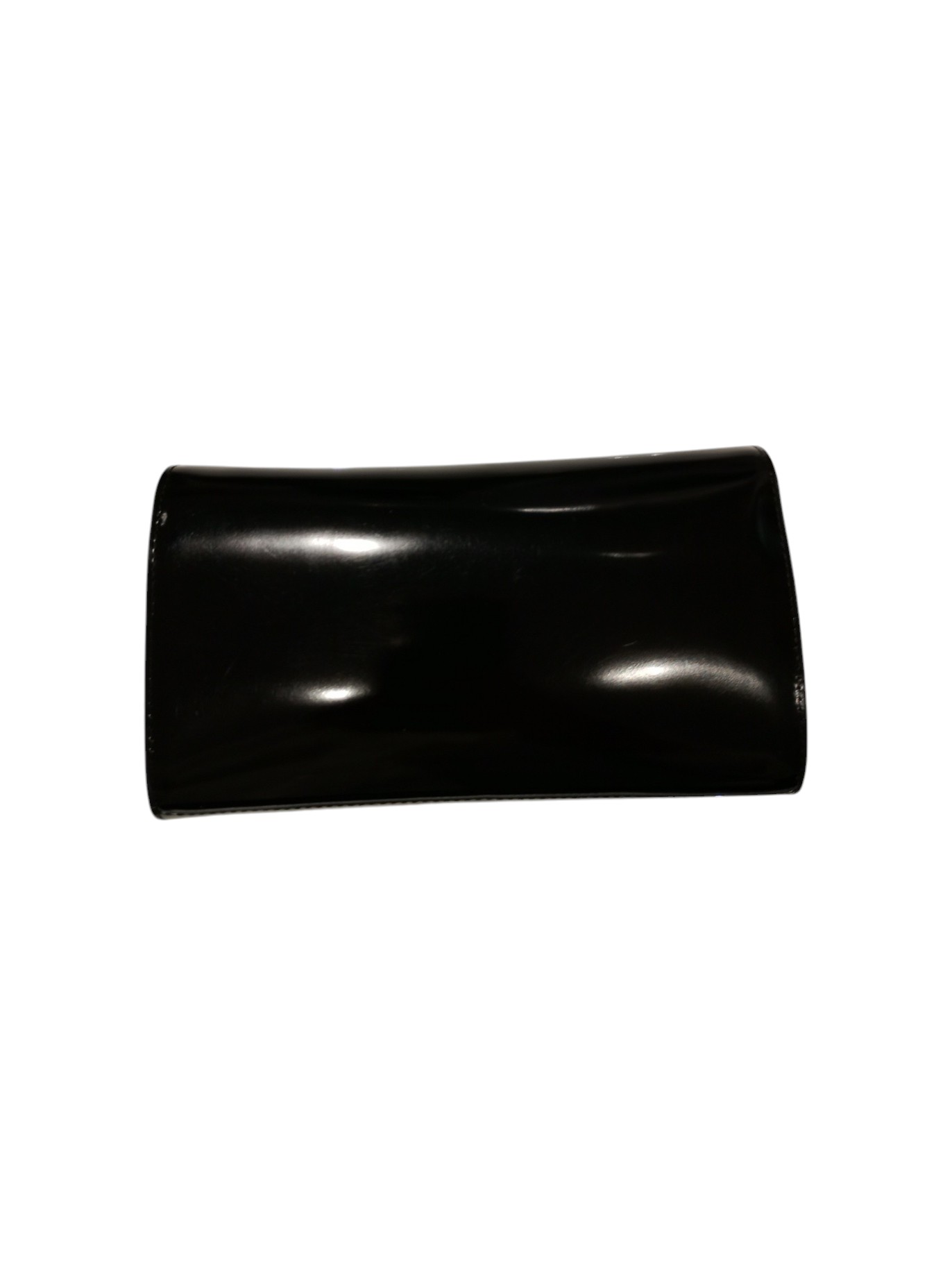 Diesel Borsa Clutch in Vernice Nera con Dettagli Moderni