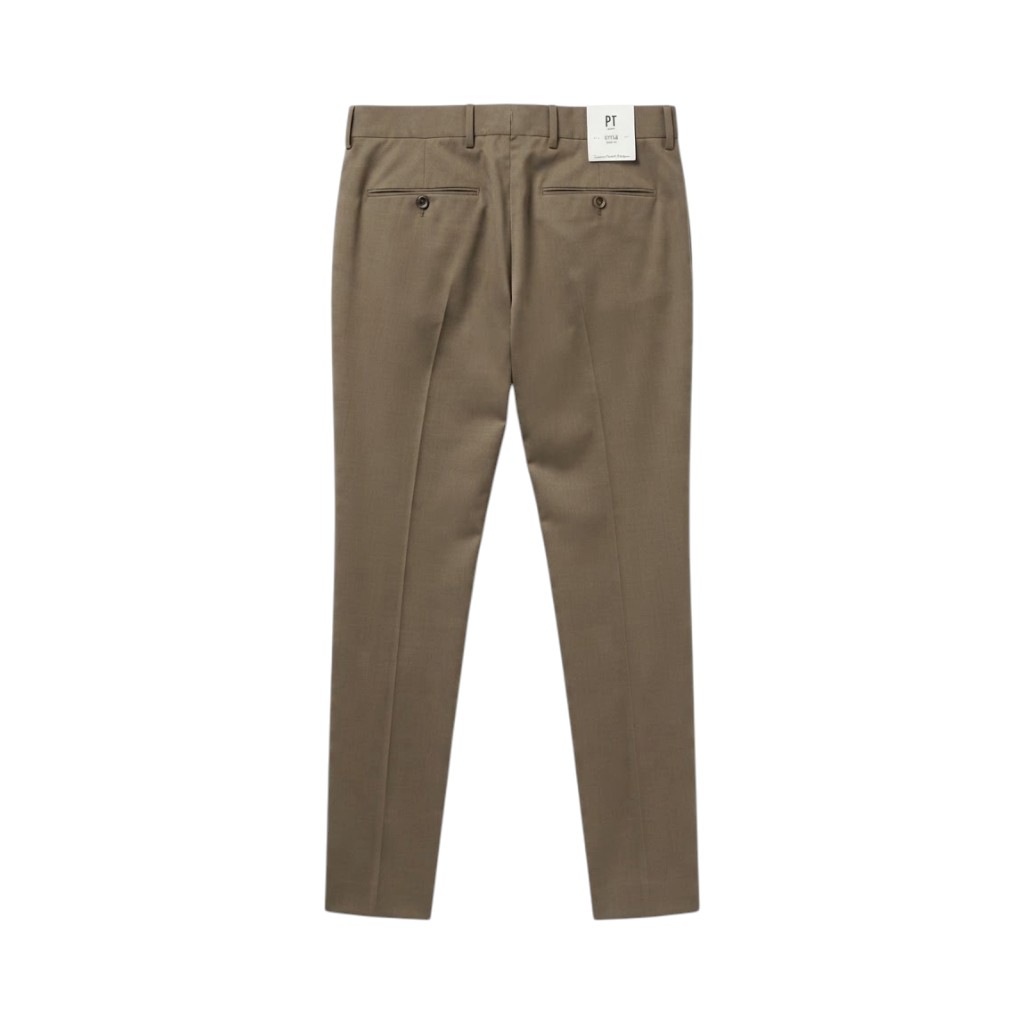 PT Torino Pantaloni Uomo Blu Eleganti con Pieghe