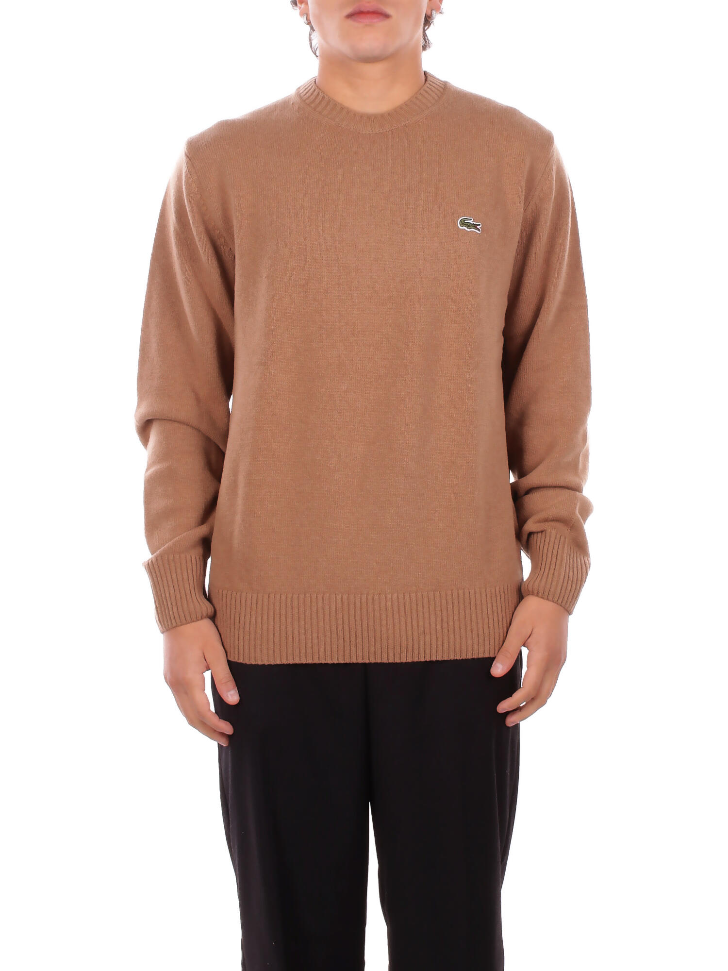 Lacoste Sweaters Camel