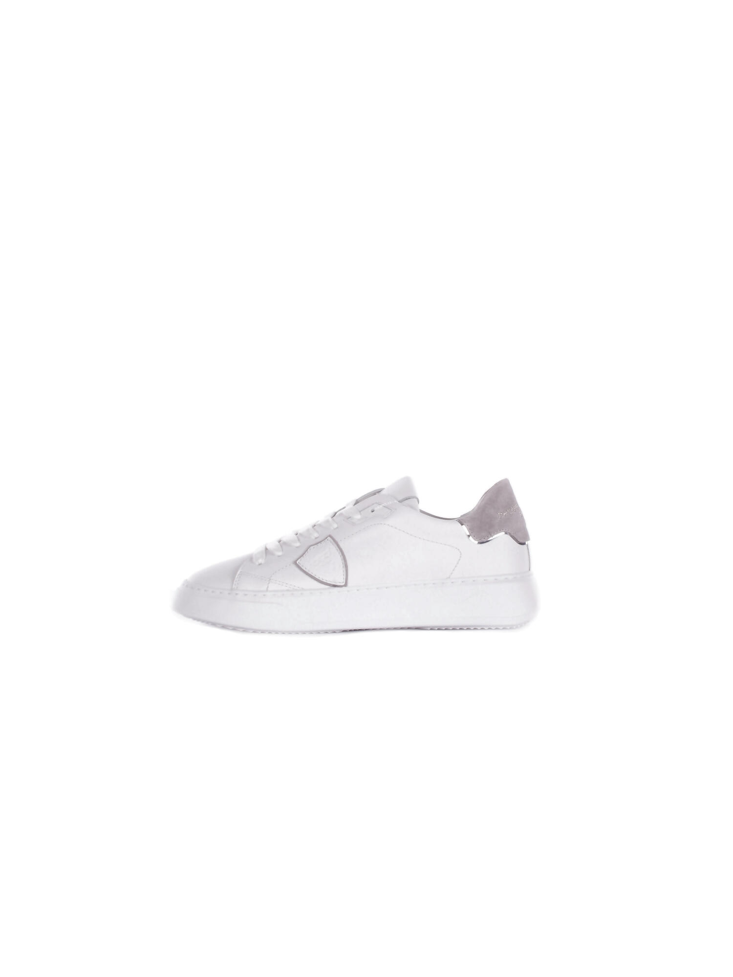 Philippe Model White Temple Sneakers In Bianco Grigio Bianco