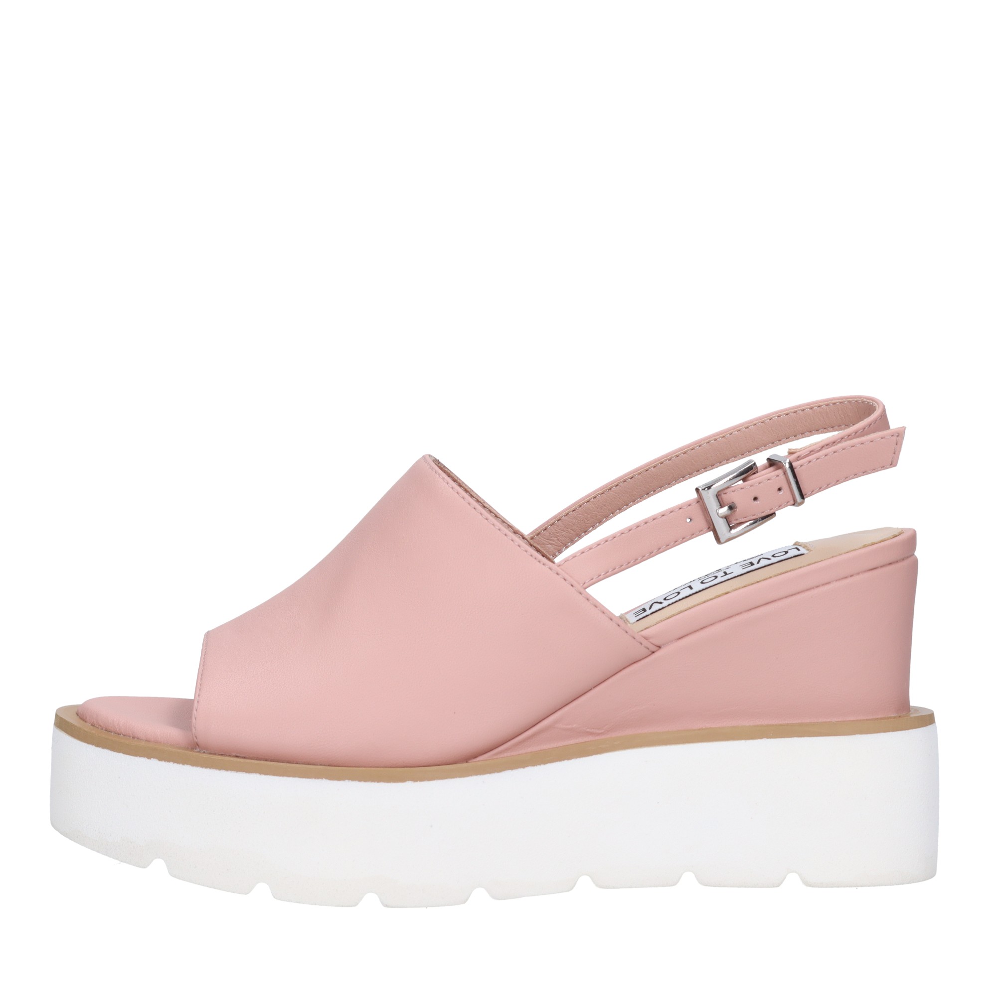 Gai Mattiolo Woman Sandals Pink Size 8 Leather In Rosa Chiari E Naturali