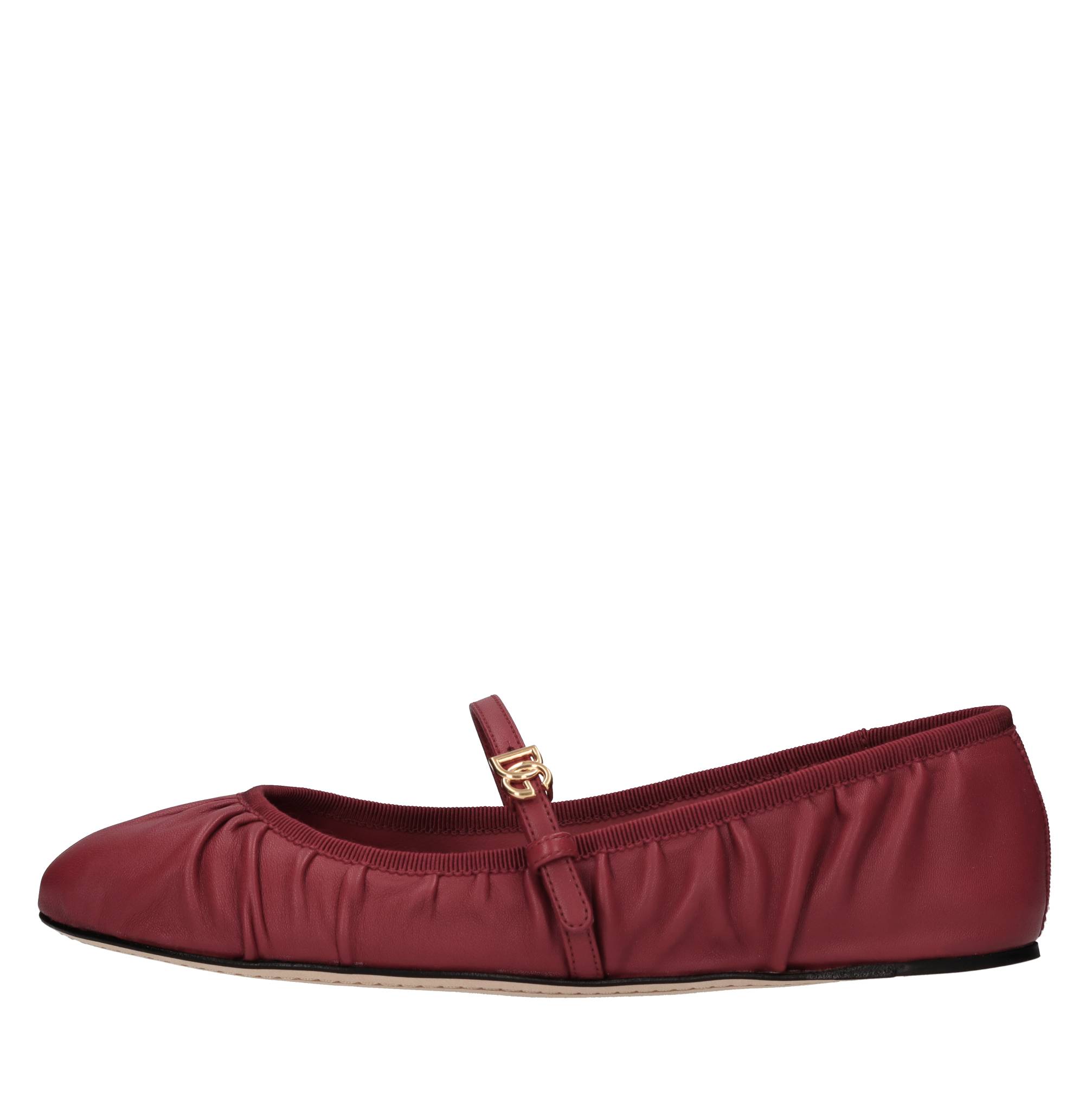 Dolce & Gabbana Niedrige Schuhe Rot